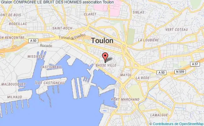 plan association Compagnie Le Bruit Des Hommes Toulon