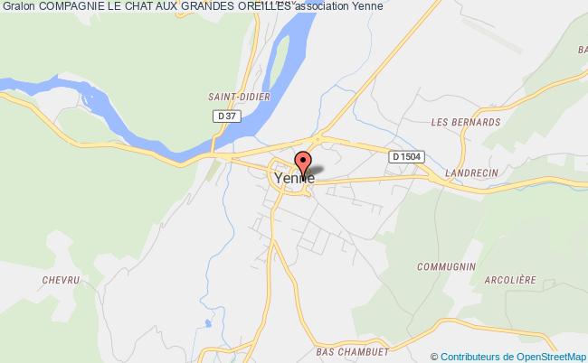 plan association Compagnie Le Chat Aux Grandes Oreilles Yenne