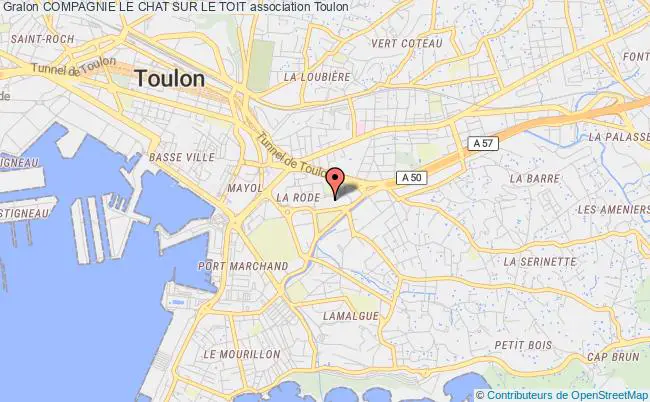 plan association Compagnie Le Chat Sur Le Toit Toulon