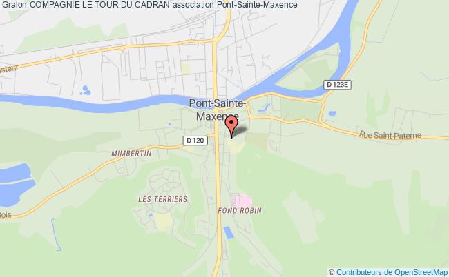 plan association Compagnie Le Tour Du Cadran Pont-Sainte-Maxence