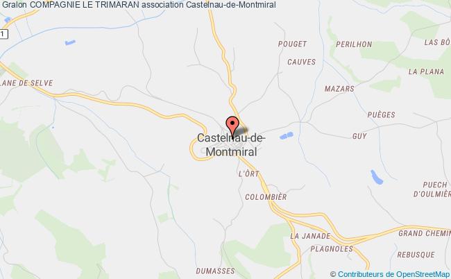 plan association Compagnie Le Trimaran Castelnau-de-Montmiral