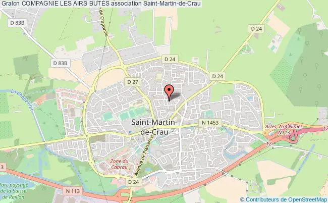 plan association Compagnie Les Airs ButÉs Saint-Martin-de-Crau