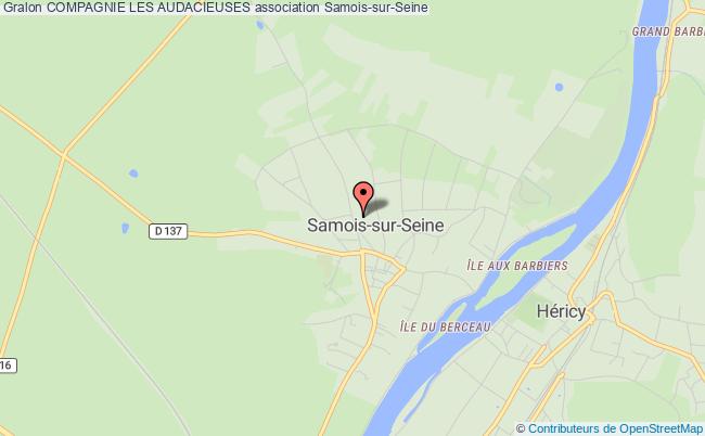 plan association Compagnie Les Audacieuses Samois-sur-Seine