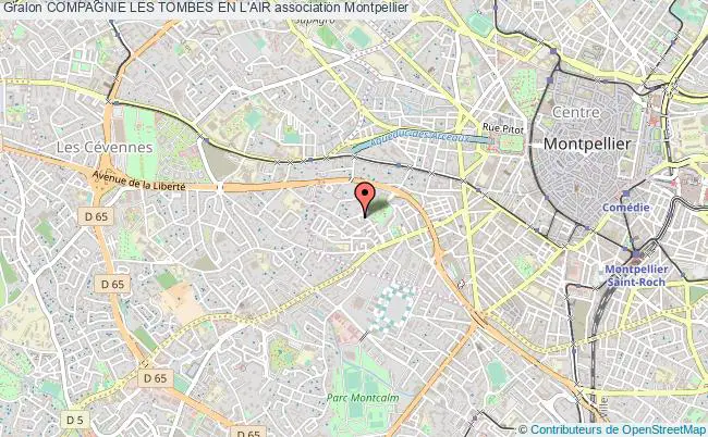 plan association Compagnie Les Tombes En L'air Montpellier