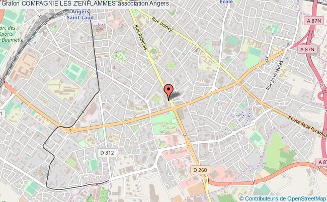 plan association Compagnie Les Z'enflammes Angers