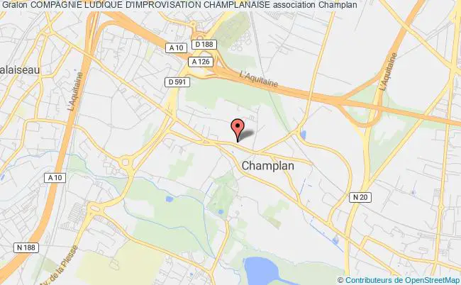 plan association Compagnie Ludique D'improvisation Champlanaise Champlan