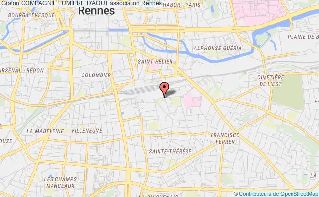 plan association Compagnie Lumiere D'aout Rennes