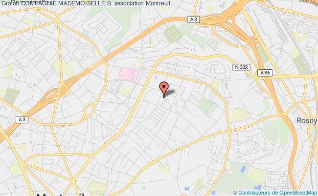 plan association Compagnie Mademoiselle S. Montreuil
