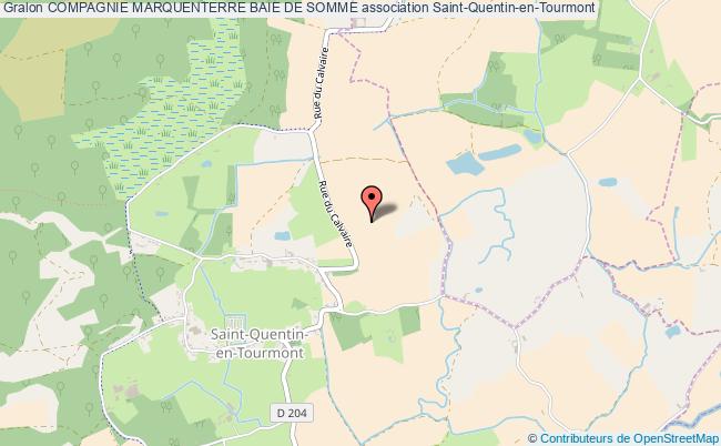 plan association Compagnie Marquenterre Baie De Somme Saint-Quentin-en-Tourmont