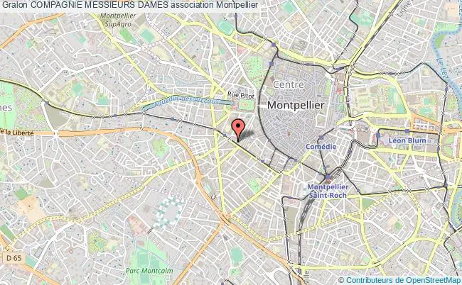 plan association Compagnie Messieurs Dames Montpellier