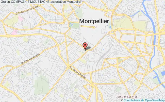plan association Compagnie Moustache Montpellier