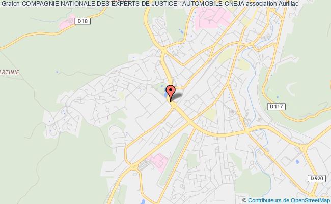 plan association Compagnie Nationale Des Experts De Justice : Automobile Cneja Aurillac