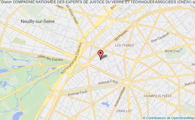 plan association Compagnie Nationale Des Experts De Justice Du Verre Et Techniques Associees (cnejv) PARIS