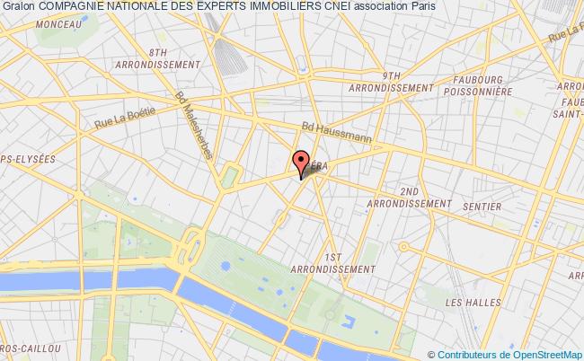 plan association Compagnie Nationale Des Experts Immobiliers Cnei Paris