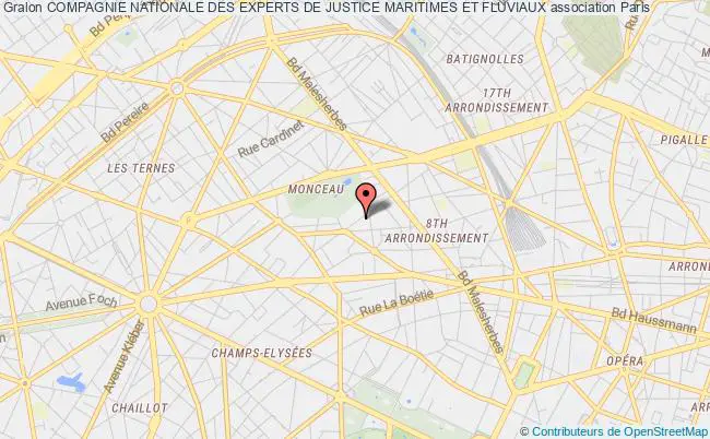 plan association Compagnie Nationale Des Experts Judiciaires Maritimes Et Plaisance Paris