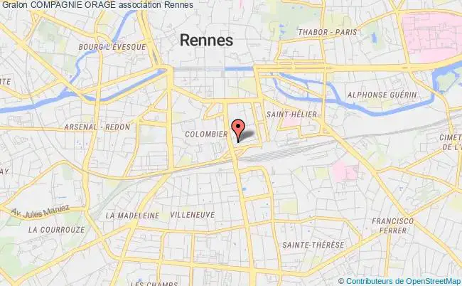 plan association Compagnie Orage Rennes