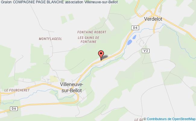 plan association Compagnie Page Blanche Villeneuve-sur-Bellot