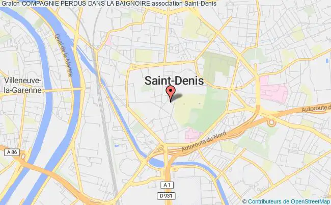 plan association Compagnie Perdus Dans La Baignoire Saint-Denis