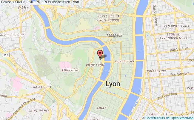 plan association Compagnie Propos Lyon