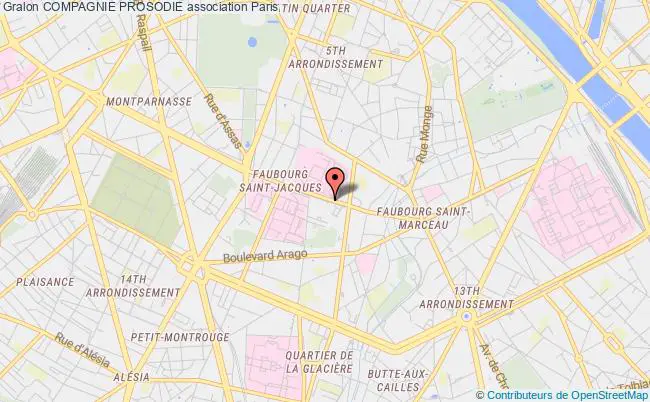 plan association Compagnie Prosodie Paris