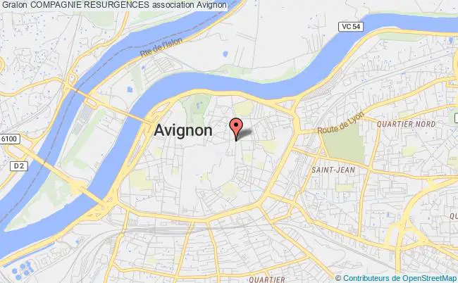plan association Compagnie Resurgences Avignon