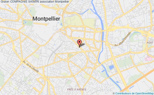 plan association Compagnie SaÏmiri Montpellier