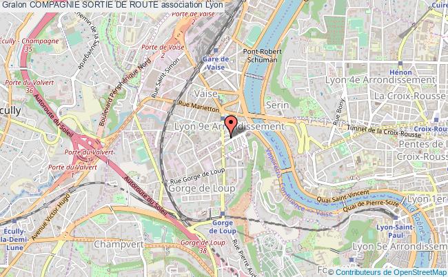 plan association Compagnie Sortie De Route Lyon 9e Arrondissement