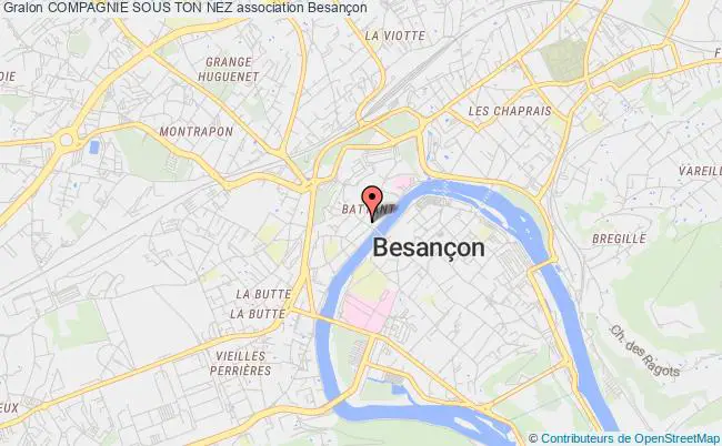 plan association Compagnie Sous Ton Nez Besançon