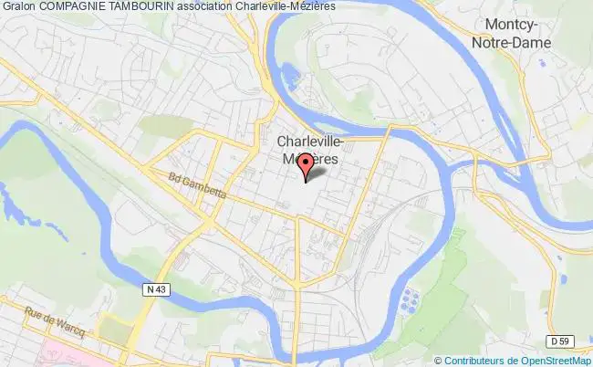 plan association Compagnie Tambourin Charleville-Mézières