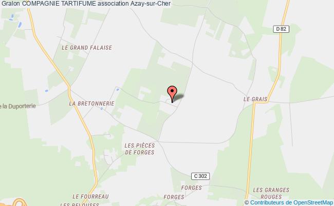 plan association Compagnie Tartifume Azay-sur-Cher