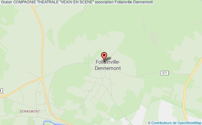 plan association Compagnie Theatrale "vexin En Scene" Follainville-Dennemont