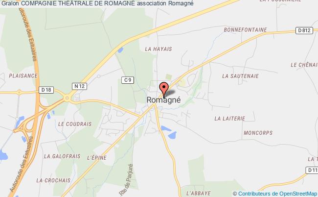 plan association Compagnie ThÉÂtrale De RomagnÉ Romagné