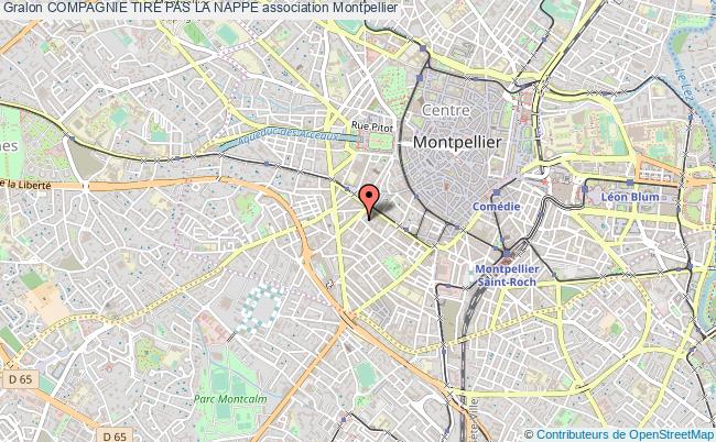 plan association Compagnie Tire Pas La Nappe Montpellier