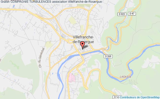 plan association Compagnie Turbulences Villefranche-de-Rouergue