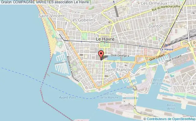 plan association Compagnie Varietes Le Havre