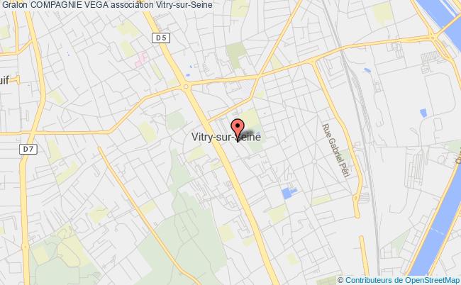 plan association Compagnie Vega Vitry-sur-Seine