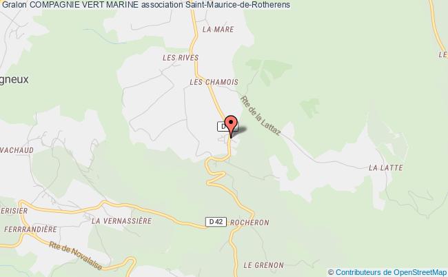 plan association Compagnie Vert Marine Saint-Maurice-de-Rotherens