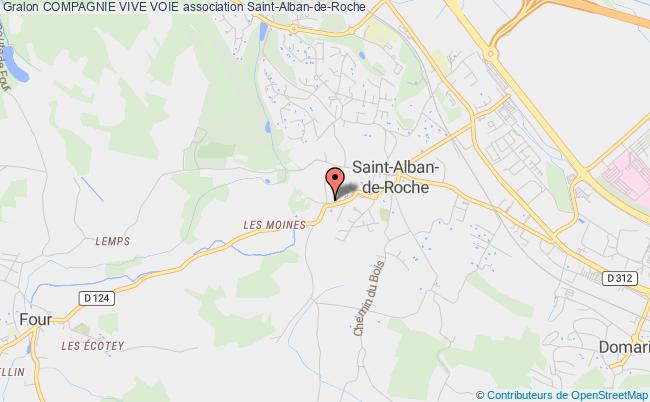 plan association Compagnie Vive Voie Saint-Alban-de-Roche