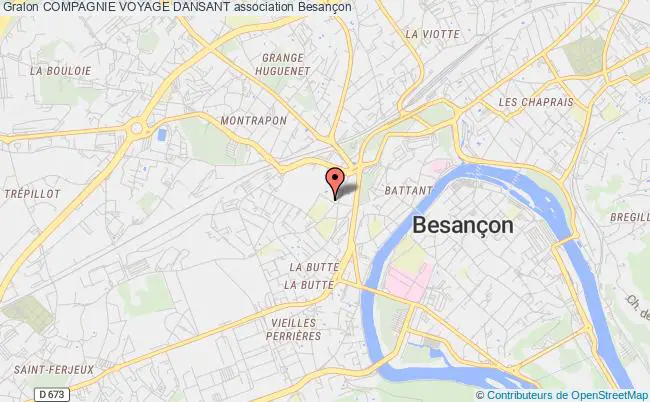 plan association Compagnie Voyage Dansant Besançon