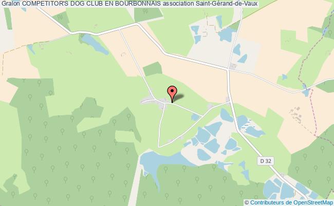 plan association Competitor's Dog Club En Bourbonnais Saint-Gérand-de-Vaux