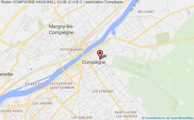 plan association Compiegne Hand-ball Club (c.h.b.c.) Compiègne