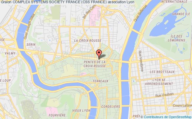 plan association Complex Systems Society France (css France) Lyon