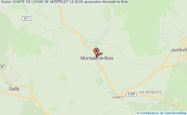 plan association Comte De Loisir De Montalet Le Bois Montalet-le-Bois