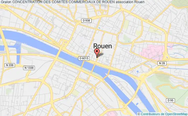plan association Concentration Des Comites Commerciaux De Rouen Rouen