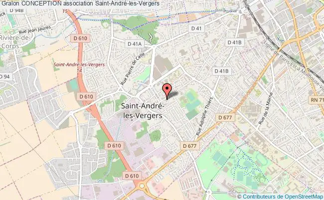 plan association Conception Saint-André-les-Vergers