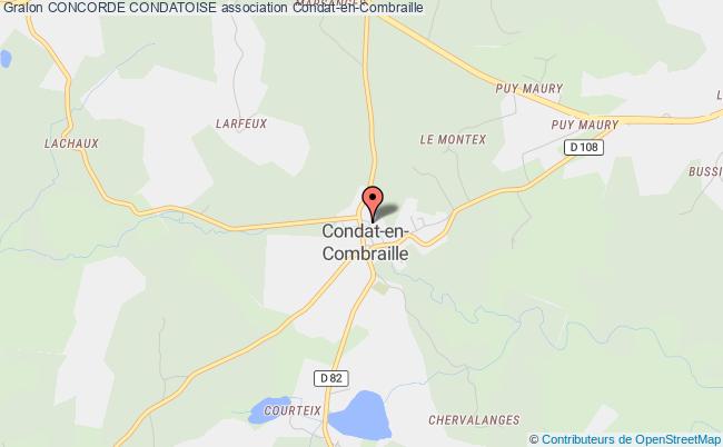 plan association Concorde Condatoise Condat-en-Combraille