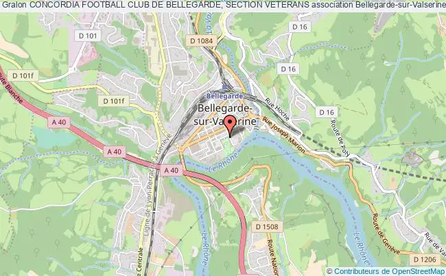 plan association Concordia Football Club De Bellegarde, Section Veterans Bellegarde-sur-Valserine