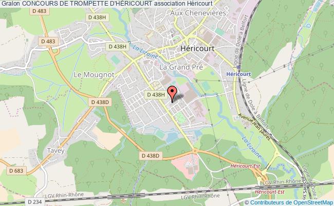 plan association Concours De Trompette D'hÉricourt Héricourt