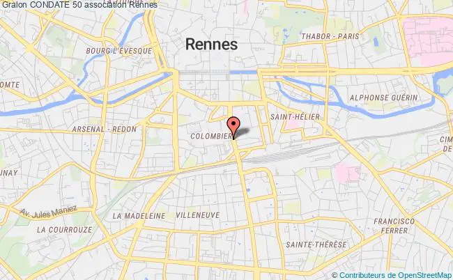 plan association Condate 50 Rennes