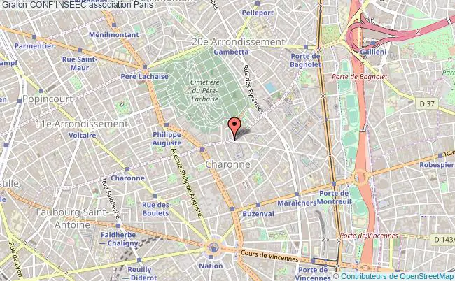 plan association Conf'inseec PARIS